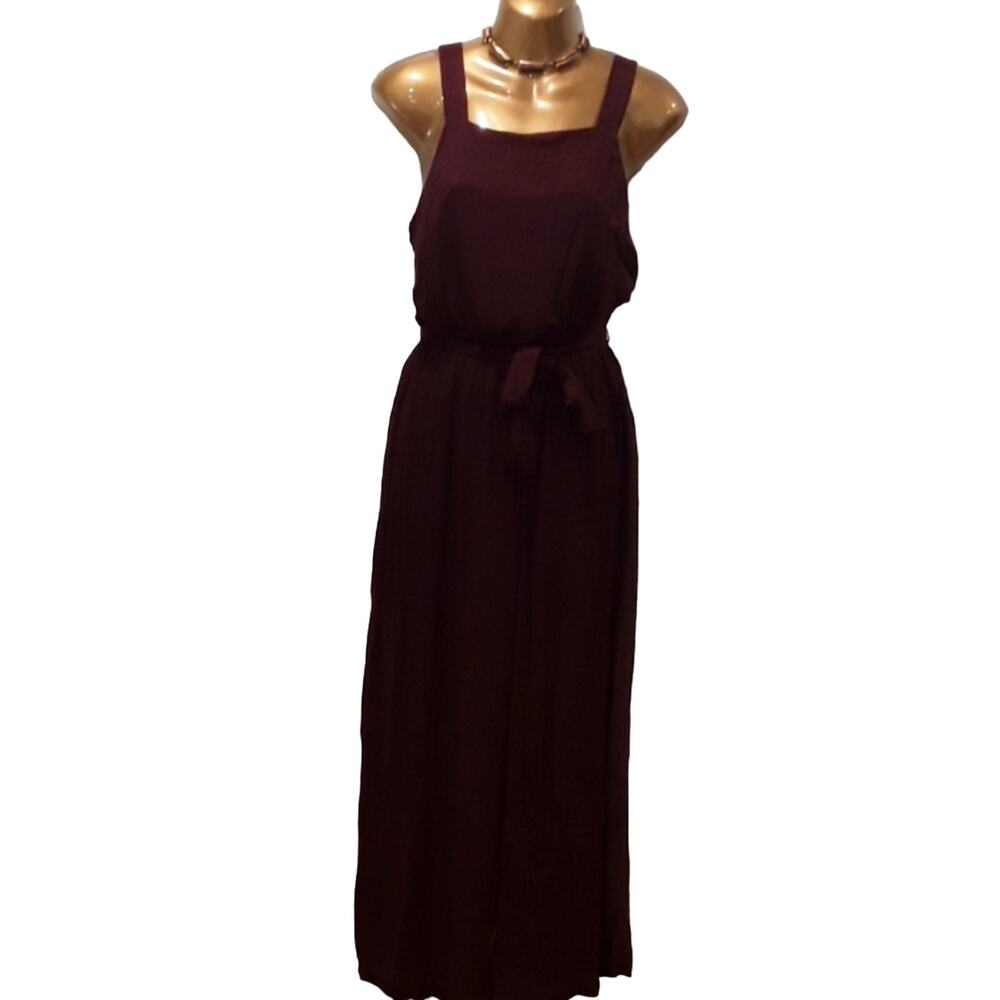 NWT Sz XS Xhilaration Maroon Jumpsuit Romper